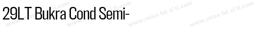 29LT Bukra Cond Semi字体转换